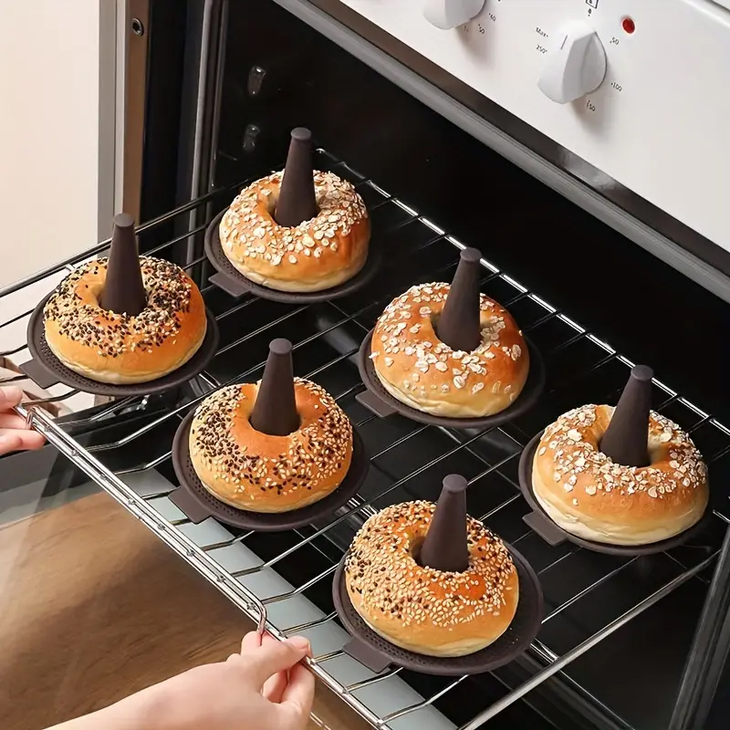 Juego de moldes para hornear d - Donut Mold Silicone reseña y precio