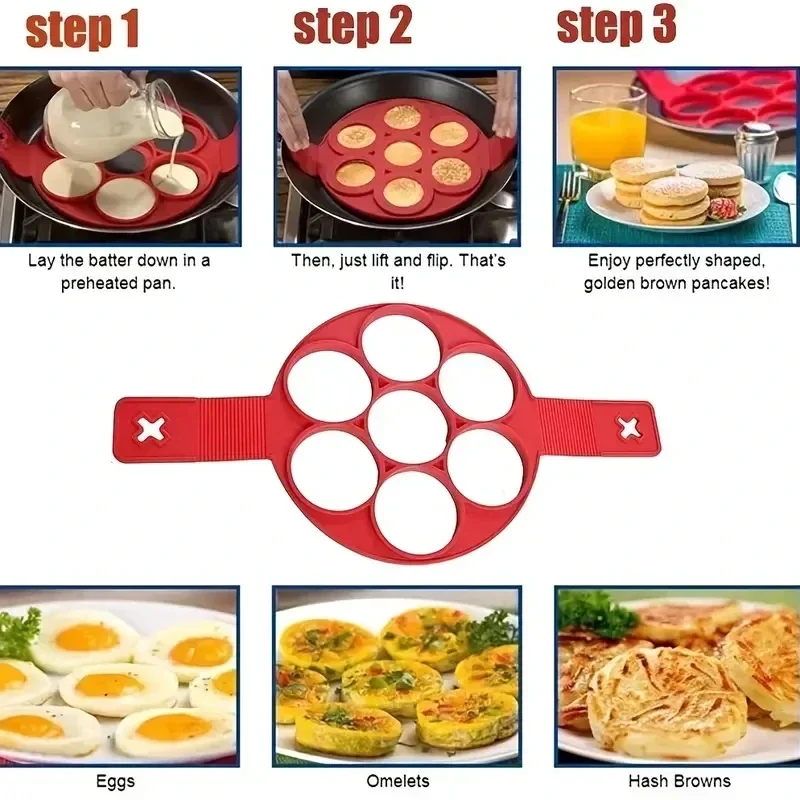 Sartén Circular de silicona de - Egg Waffle Pan reseña y precio
