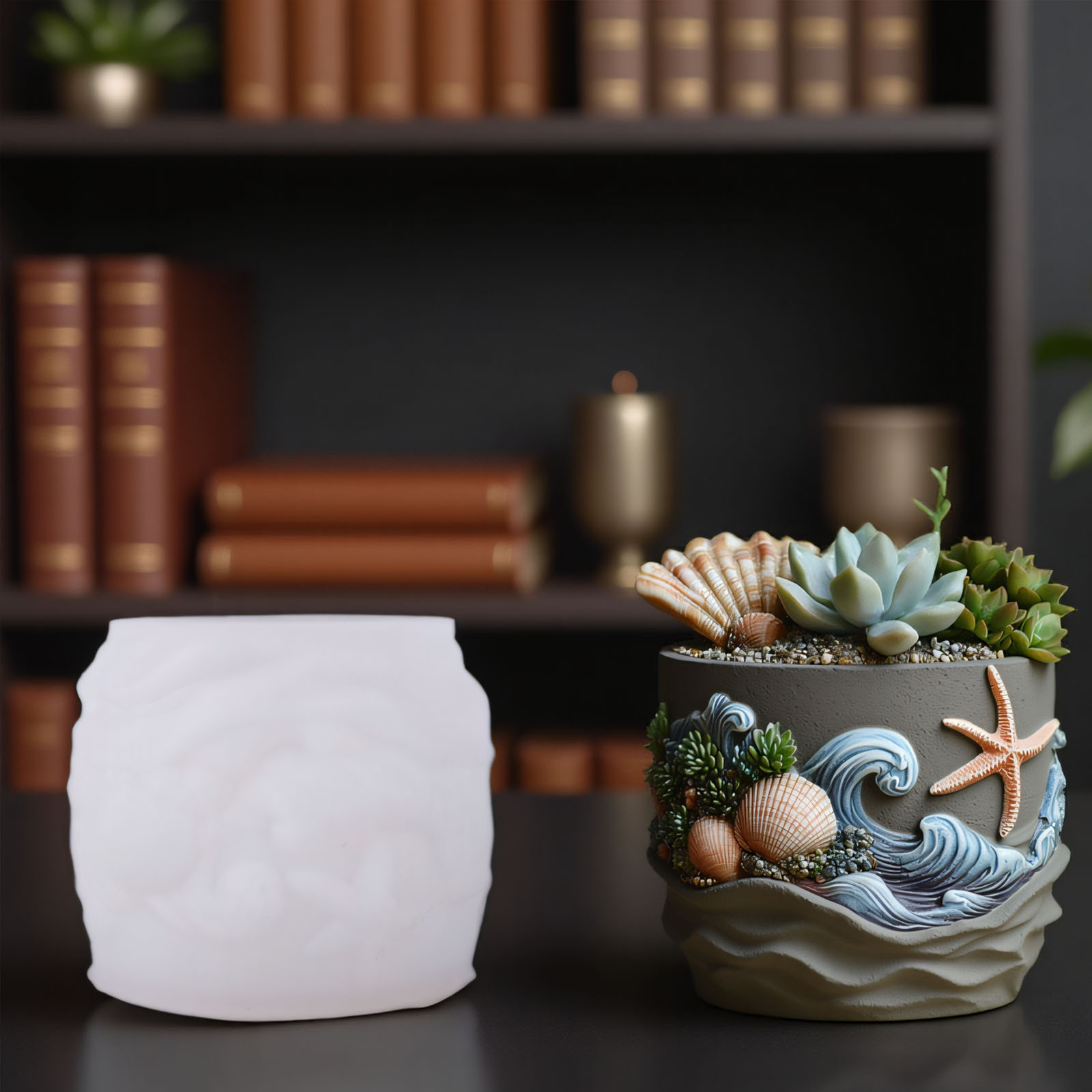Alivio de vida marina, maceta  - Potsticker Mold reseña y precio
