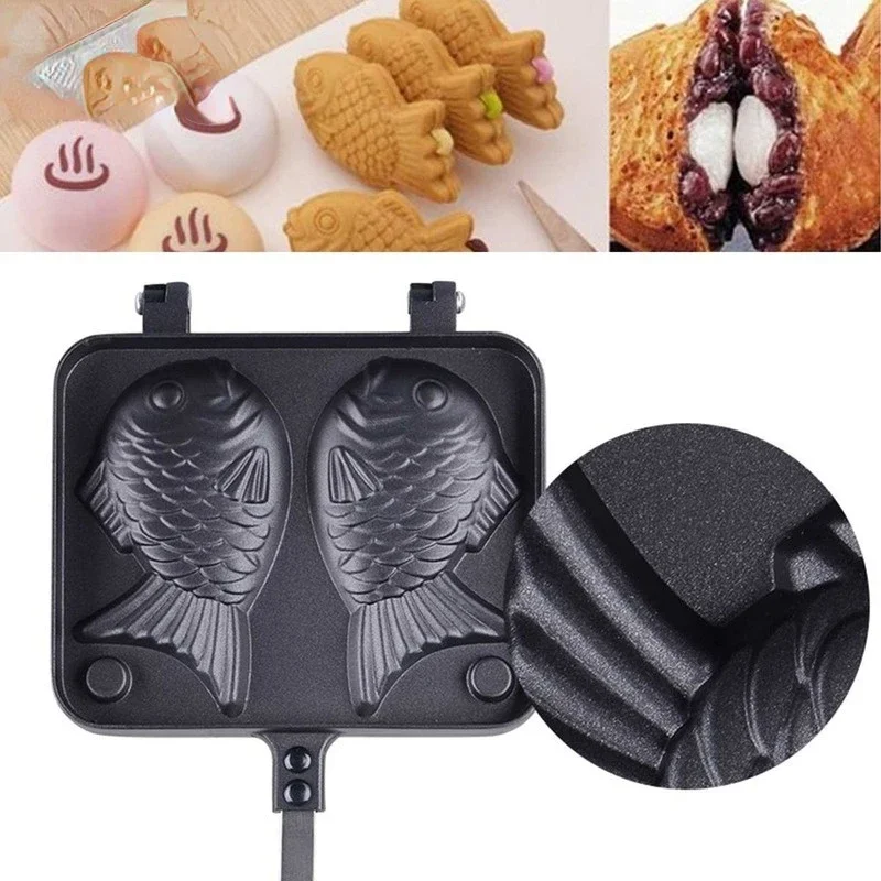 Cocina japonesa Taiyaki doble  - Egg Waffle Pan reseña y precio
