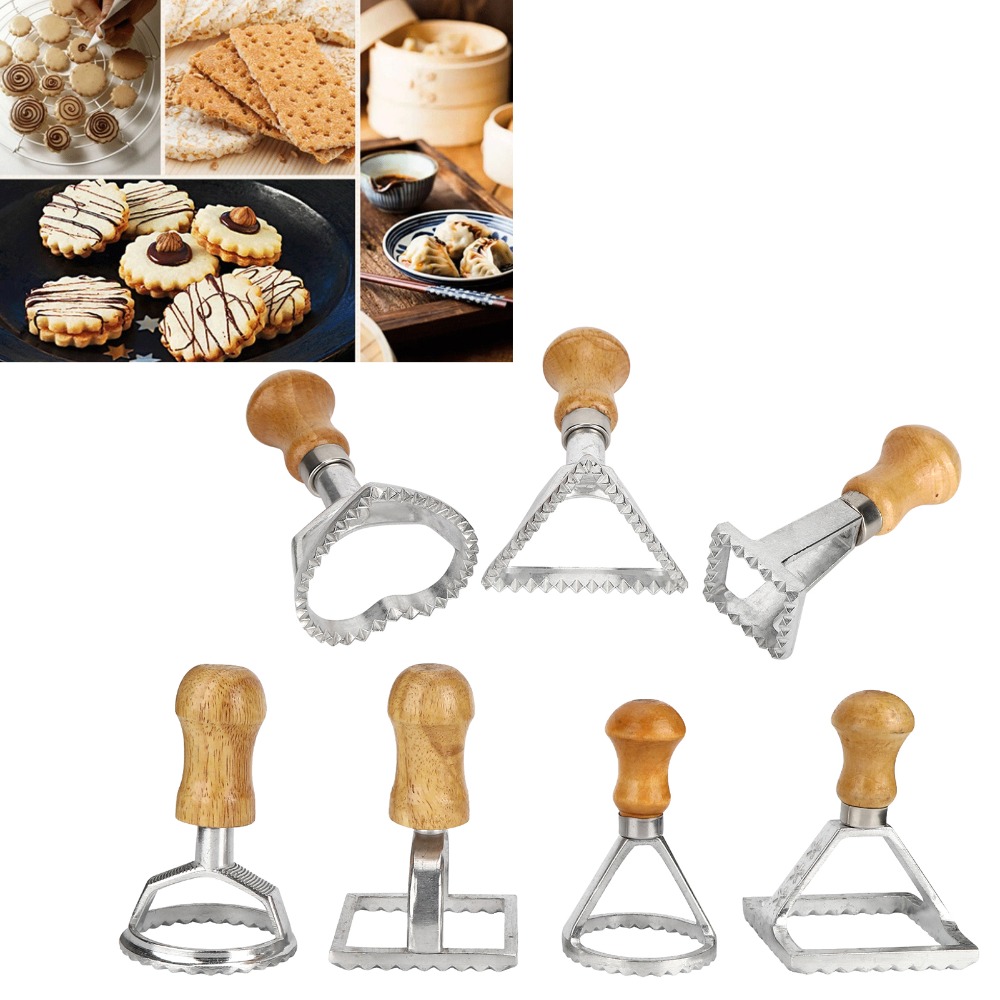 Juego de 7 cortadores individu - Dumpling Press Set reseña y precio