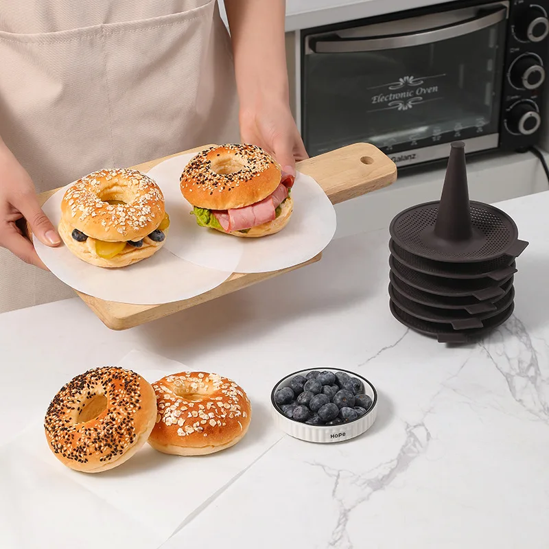 Juego de moldes de silicona pa - Donut Mold Silicone reseña y precio