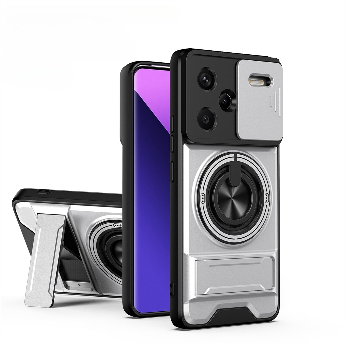 Funda de teléfono con lente de - Taco Stand Holder reseña y precio