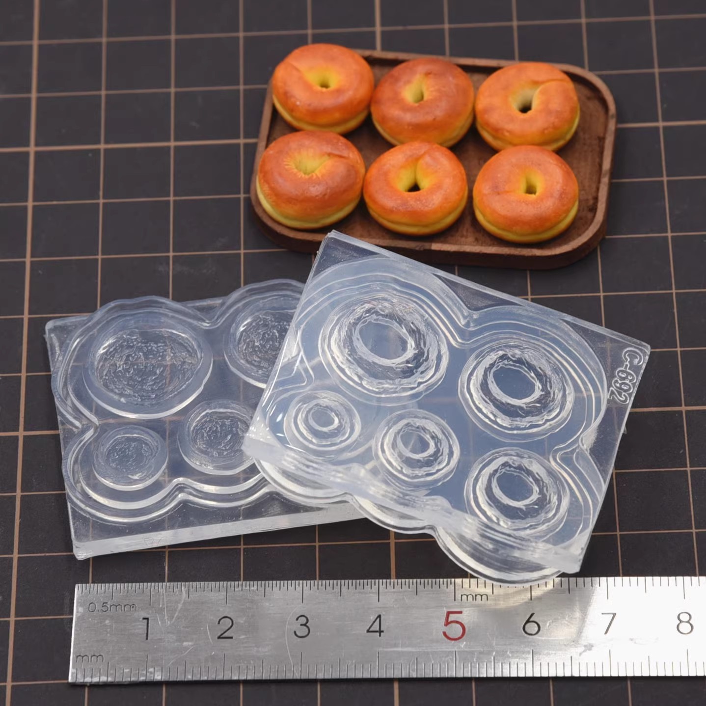 Mini molde de silicona para pa - Donut Mold Silicone reseña y precio