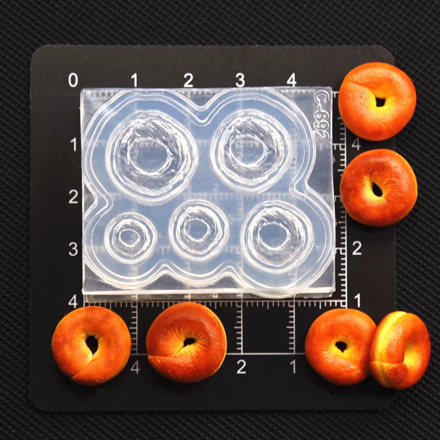 Mini molde de silicona para pa - Donut Mold Silicone reseña y precio
