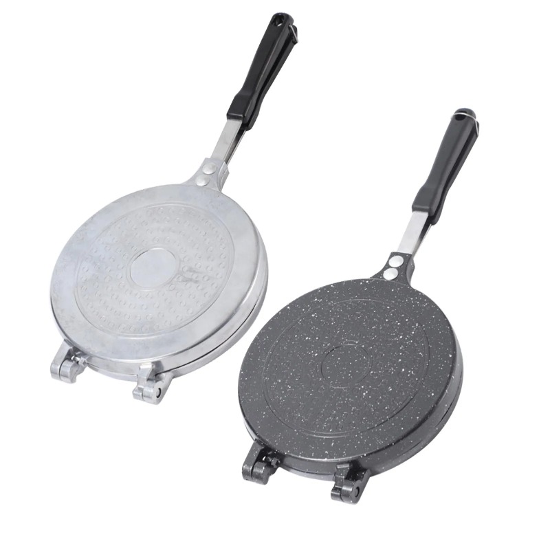 Sartén de doble cara de aleaci - Mini Pancake Griddle reseña y precio