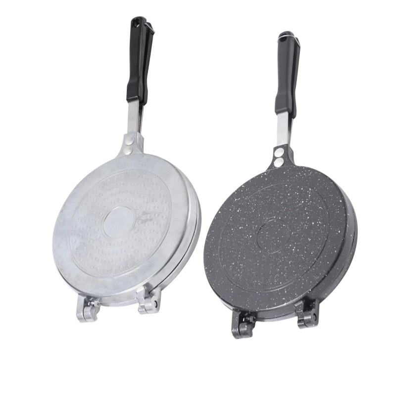 Sartén de doble cara de aleaci - Mini Pancake Griddle reseña y precio