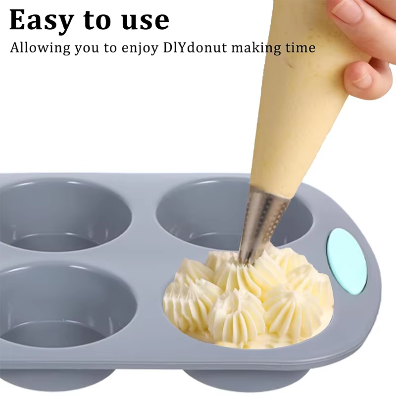 Sartenes para pasteles estriad - Donut Mold Silicone reseña y precio