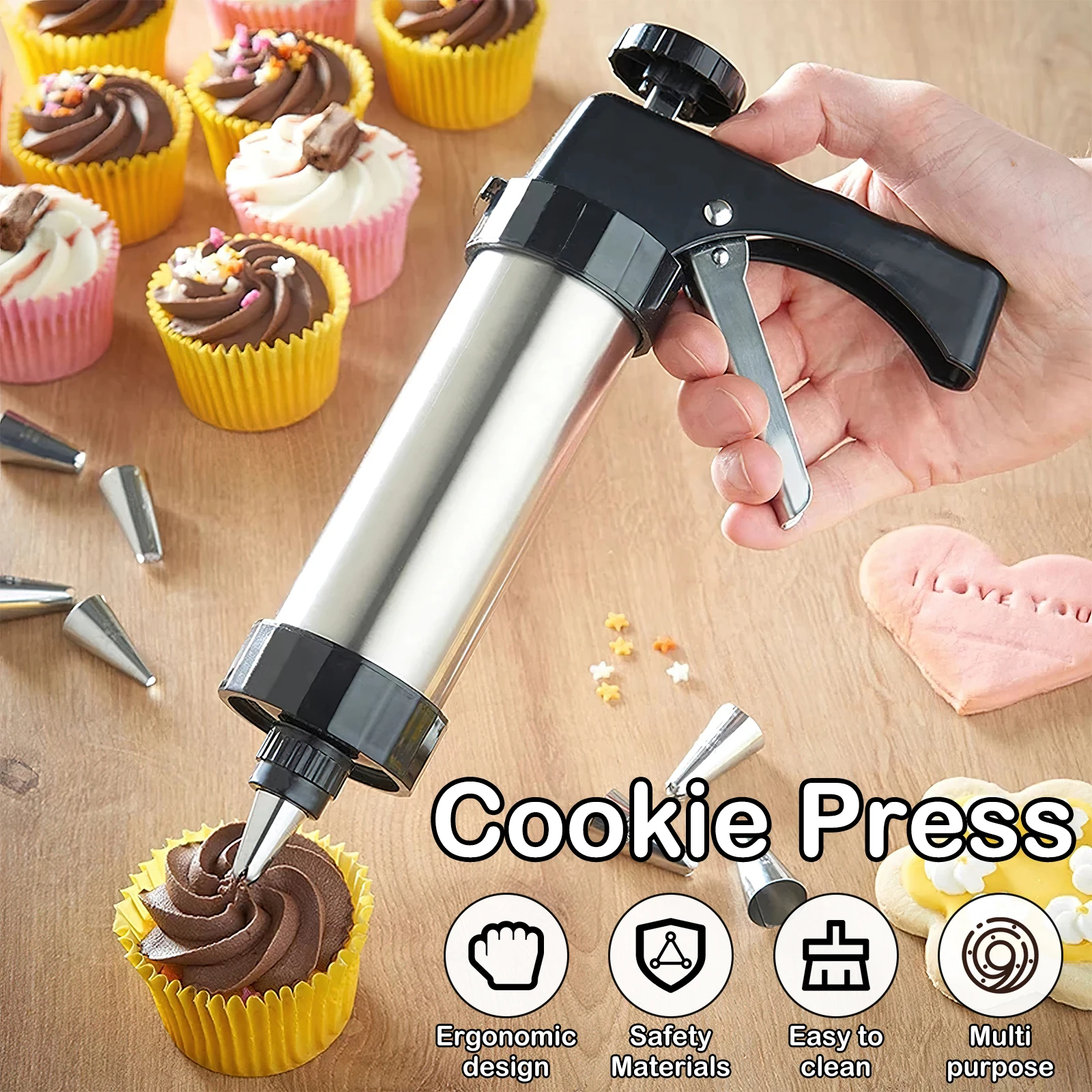 Pistola de Galletas Navideñas  - Churros Maker Gun reseña y precio