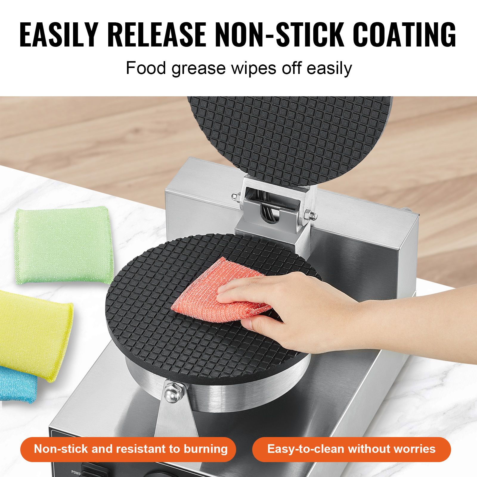 Máquina Eléctrica Comercial pa - Waffle Cone Maker reseña y precio
